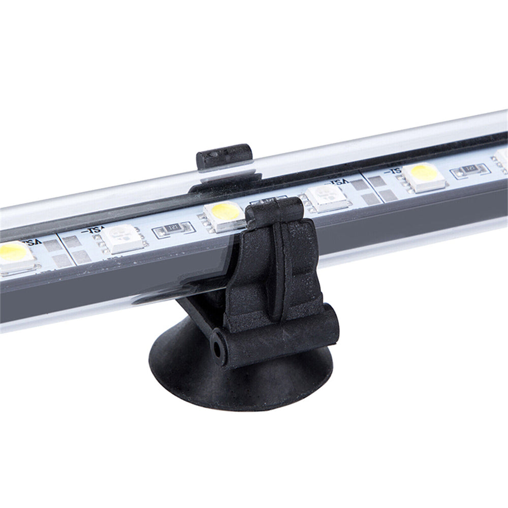 9LED Aquarium Fish Tank LED Light Bar Lamp 18cm Pool Submersible Waterproof Cool White