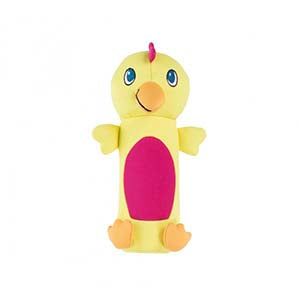 OUTWARD HOUND Bottle Buddy Splasher Dog Toy - Chicken, Monkey, Frog - Chicken