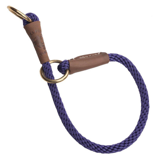 Mendota Products Dog Command Rope Slip Collar 22in (56cm) - Made in the USA - Purple