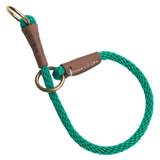 Mendota Products Dog Command Rope Slip Collar 24in (61cm) - Made in the USA - Kelly Green