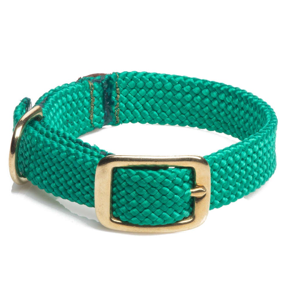 Mendota Doublebraided Collar 24" KELLY GREEN