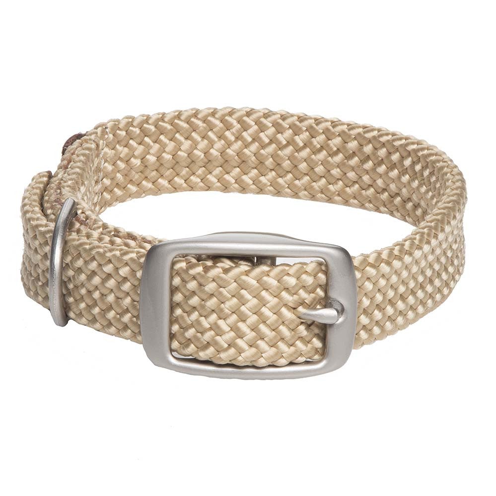 Mendota Doublebraided Collar 24" SAND Nickel