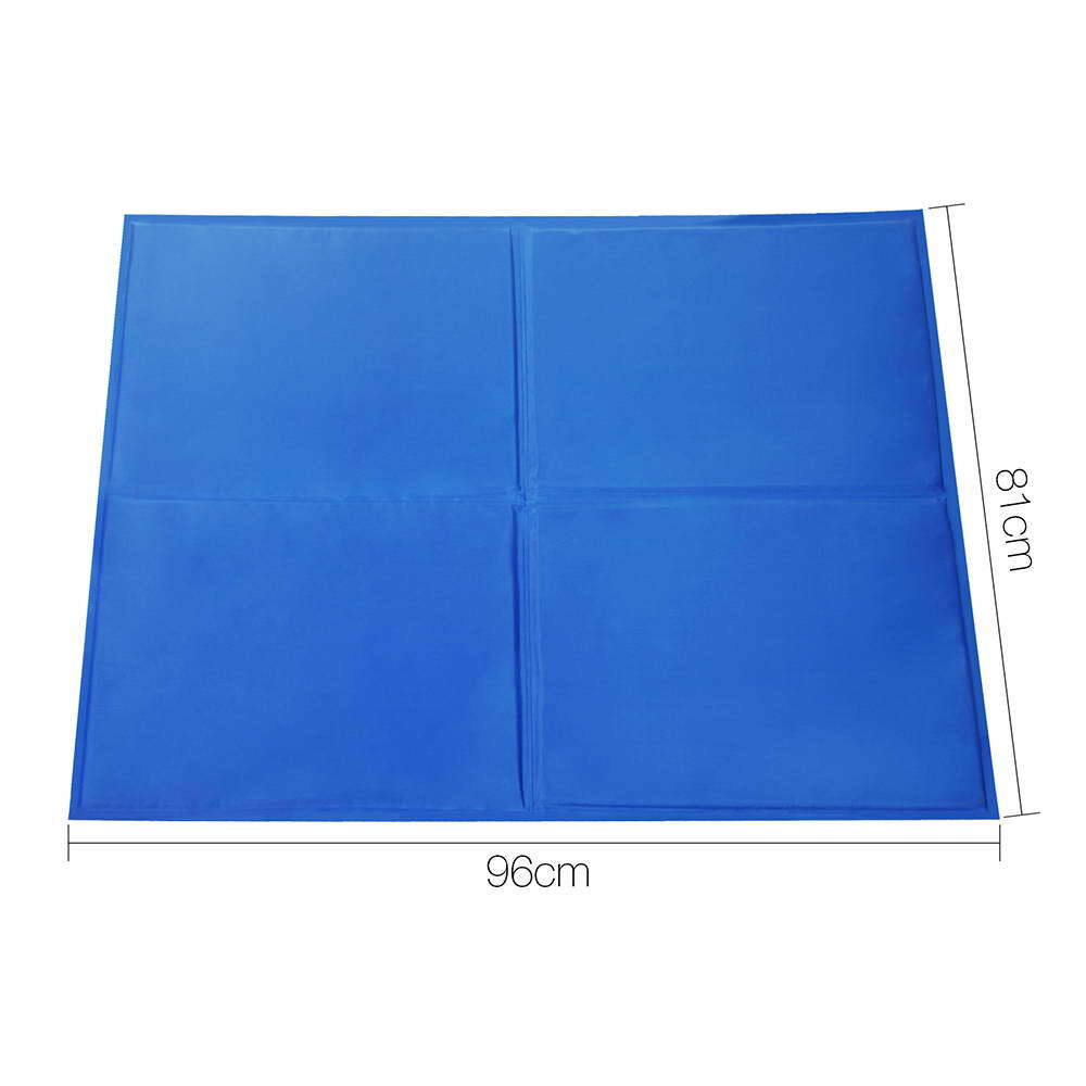 XXL Pet Cool Gel Mat Dog Cat Bed Non-Toxic Cooling Dog Summer Pad 80 x 95 cm