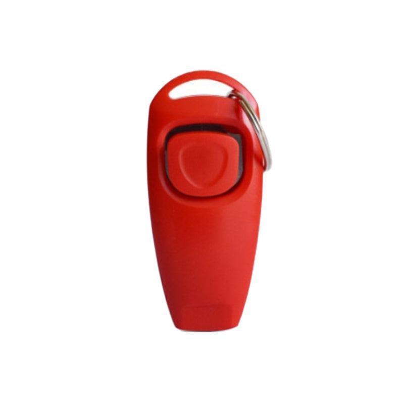 Dog Whistle and Clicker Set for Training Stop Barking Obedience Tool Combo - Blue