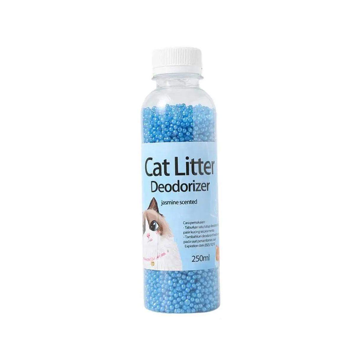 High Adsorption Cat Litter Deodorant Beads 250ml Long Lasting Odor Eliminator - Blue