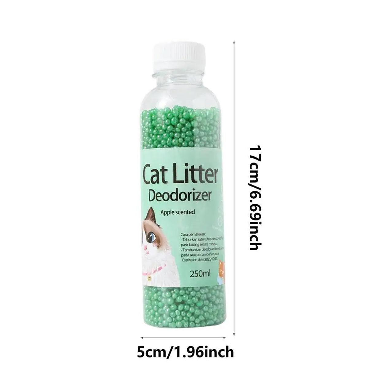 High Adsorption Cat Litter Deodorant Beads 250ml Long Lasting Odor Eliminator - Yellow