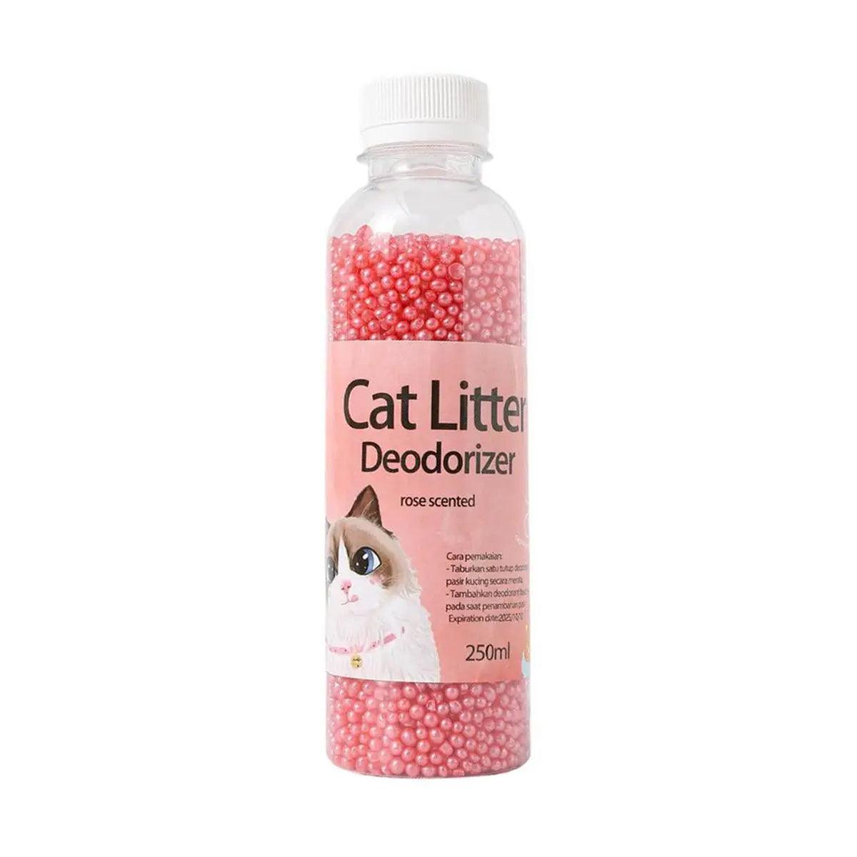 High Adsorption Cat Litter Deodorant Beads 250ml Long Lasting Odor Eliminator - Yellow