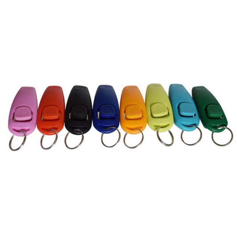 Dog Whistle and Clicker Set for Training Stop Barking Obedience Tool Combo - Light Green