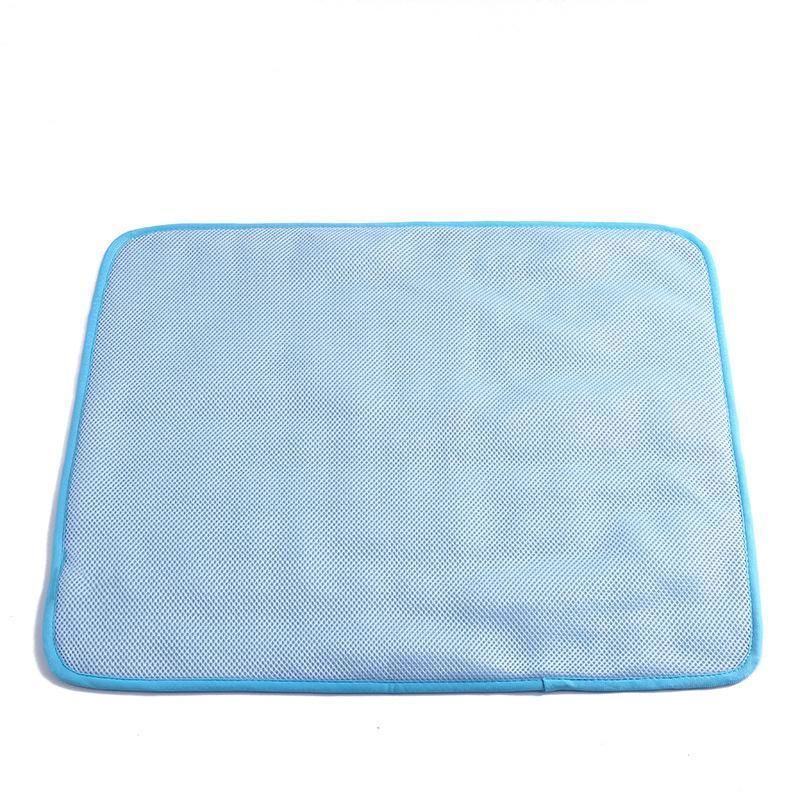 Pet Cool Gel Mat Dog Cat Bed Non-Toxic Breathable Summer Pad 5 Sizes Dog Pad - XL(100*70cm)
