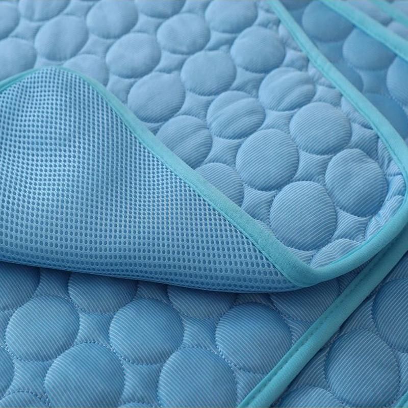 Pet Cool Gel Mat Dog Cat Bed Non-Toxic Breathable Summer Pad 5 Sizes Dog Pad - XL(100*70cm)